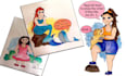 do hand drawn cartoon illustration