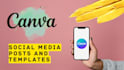 design instagram and facebook post templates in canva