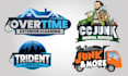 design junk removal and pressure washing logo