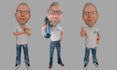 model realistic 3d characters for your animations and games