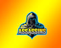 design vintage assassin mascot logo with free source file