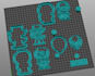 convert your 2d design to 3d printable cookie,clay  cutter