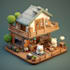 draw an isometric pixel art design for you