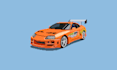 draw any car you want in pixel art