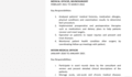 rewrite curriculum vitae and provide comments for doctors