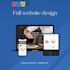 create HTML CSS full website creation with responsive design
