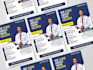 design a medical, educational, and health care flyer and brochure