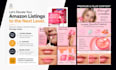 design amazon product listing images or a plus content