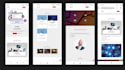 create responsive web design with HTML, CSS and javascript