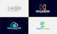 do outstanding creative modern logo design and branding kit