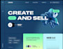 create responsive wix landing page with popup forms