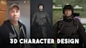 make 3d twitch animation intro with your 3d character