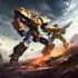 make a unique gundam character art