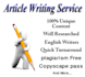 write SEO optimized articles at an affordable price