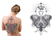do back body tattoo design unique modern