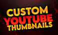 design custom youtube video thumbnail