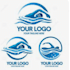 design high quality swimming pool logo