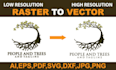 do professional vector tracing, vectorize images, convert logo to vector