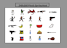 create pixel art 2d game assets, props and icons