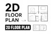 convert PDF, images in 2d floor plan and house layout design