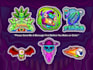 do flashy psychedelic trippy illustration for merch and logo