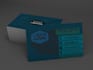 alpona based cultural business card