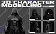 design 3d model character with blender texturing hardsurface sculpt game asset