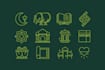 design simple, uniqe, custom icon set