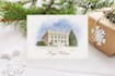 create an illustrated holiday card