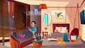 create lofi loop animation, lofi animation and animated gif