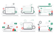 create modern flat, isometric illustration vector for website, app and business