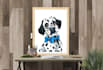 draw your lovely pets into disney cartoon portrait