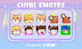 create custom cute emotes for twitch, youtube, discord