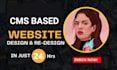 build webflow website design, redesign and webflow landing page