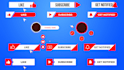 create awesome youtube subscribe animation and like button