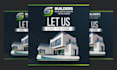 do elegant real estate flyer, brochure, and banner in 24 hours