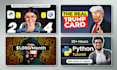 design amazing eye catching thumbnail with professionalism