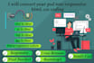 convert your PSD into responsive website using HTML, CSS, bootstrap coding
