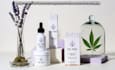 design modern cbd label, hemp supplement bottle, and product packaging