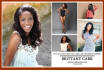 do a model comp card design