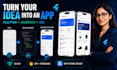 develop a flutter mobile app for android and ios