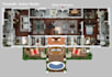 create 3d floor plan especially for hotels, villas and property ads