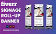 roll up pull up and retractable banner design