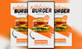design a flyer poster for any kind of food or drink at canva