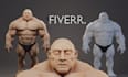 create 3d character models for games, films,