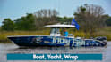 do elegant boat or yacht wrap design