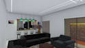 create a modern architectural 3d rendering