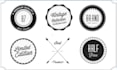 do badge, patch, round sticker, label, stamp ,round logo design