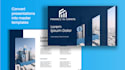 convert your presentation into powerpoint master template