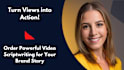 be a video script writer for facebook,insta, youtube scriptwriting